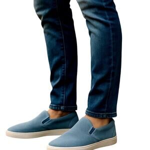 Serra 9 Slip On Men's Tennis Shoe Blue Loafers Athletic Sneaker